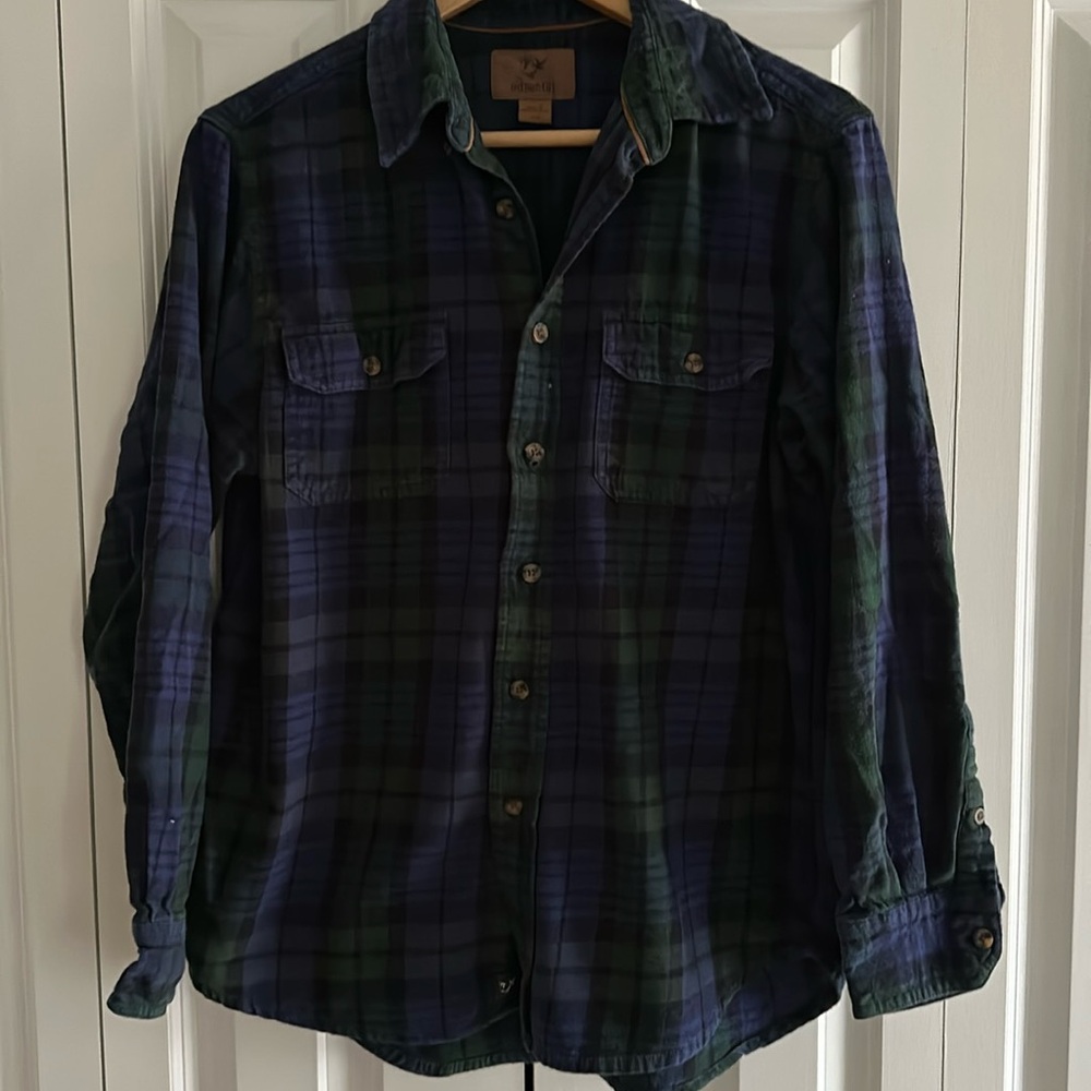 Men’s Plaid Button Down Shirt